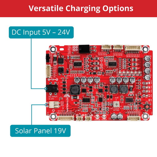 Dayton Audio LBB-6S Lithium Ion Battery Board Charging Options